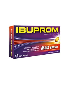 IBUPROM MAX SPRINT - 10 kaps.