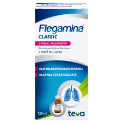 FLEGAMINA Syrop o smaku malinowym 4 mg/5 ml - 120...