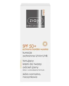 ZIAJA MED Krem tonujący SPF 50+ odcień jasny - 50...
