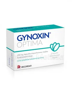 GYNOXIN OPTIMA 200 g - 3 kapsułki dopochwowe
