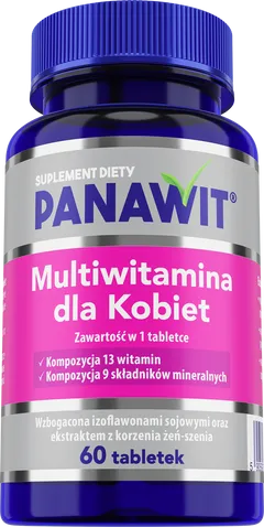 PANAWIT Multiwitamina dla kobiet - 60 tabl.