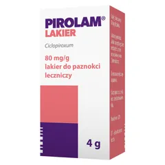 PIROLAM 8 % Lakier na grzybicę paznokci  - 4 g