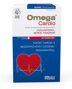 OmegaCardio+czosnek NutroPharma kaps. - 60 kaps.