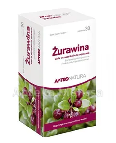 APTEO NATURA Żurawina - 20 sasz.