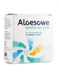 ALOESOWE Krople do oczu - 20 x 0,4 ml
