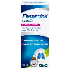 FLEGAMINA Syrop o smaku malinowym 4 mg/5 ml - 200...