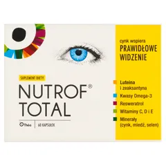 NUTROF TOTAL Z Witaminą D3 - 60 kaps. + 15 kaps.