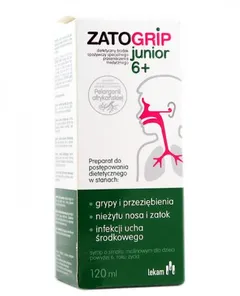 ZATOGRIP JUNIOR 6+ Syrop - 120 ml