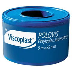 Viscoplast Polovis Przylepiec Jedwabny 5 m x 25 mm