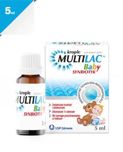 MULTILAC BABY Synbiotyk krople - 5 ml