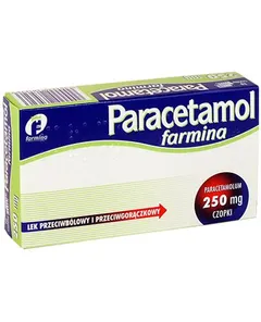 Paracetamol farmina 250 mg - 10 czop.