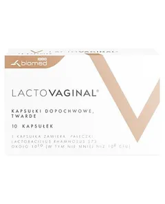 LACTOVAGINAL Kapsułki dopochwowe - 10 kaps. dop.