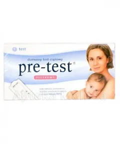 Test ciążowy PRE-TEST płytkowy 1 op.