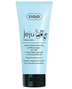 ZIAJA JEJU MŁODA SKÓRA Czarny drobnoziarnisty...