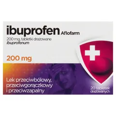 Ibuprofen Aflofarm tabl.draż. 0,2 g 20 tabl. (2...