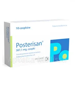 POSTERISAN Czopki 387,1mg - 10 szt.