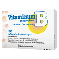 VITAMINUM B COMPOSITUM - 50 tabl. draż.