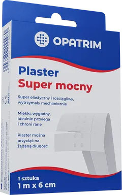 Plaster super mocny 1 m x 6 cm - 1 szt.