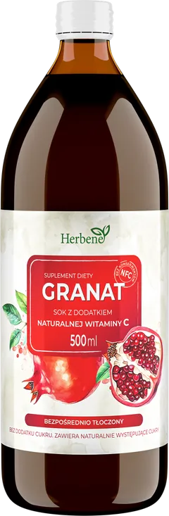 Granat Sok z dodatkiem naturalnej witaminy C - 500...