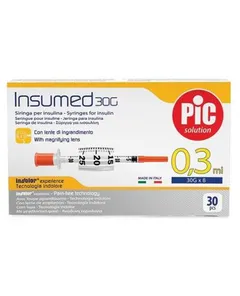 Pic Solution Insumed 0,3 ml 30G x 8 mm Jednorazowe...