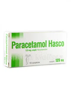 PARACETAMOL HASCO Czopki doodbytnicze 125 mg - 10...