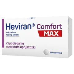 Heviran Comfort MAX tabl. 0,4 g 60 tabl.
